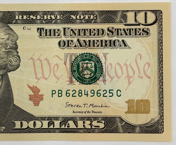 fake ten dollar bill